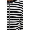 imageMadewell Womens London 2 Way Zip CardiganBlackWhite Stripe