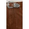 imageMarques Almeida Womens Brown Denim Shorts with Embellishment BeltBrown