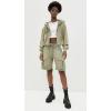 imageR13 Womens Multipocket Relaxed SweatShortsFaded Olive