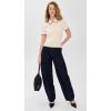imageSTAUD Womens Windsor TopIvoryNavy