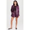 imageSusana Monaco Womens Faux Leather Pleated ShortsMalbec