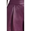imageSusana Monaco Womens Faux Leather Pleated ShortsMalbec