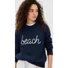 imageZ SUPPLY Womens Beach Boyfriend SweaterEclipse