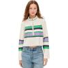 imageFree People Womens Striped Greta Half ZipSugar Swirl Combo