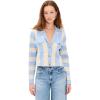 imageLine ampamp Dot Womens Bradley Striped CardiganBlueWhite