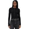imageMadewell Womens Snowy Lace Cole CardiganBlack
