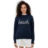 imageZ SUPPLY Womens Beach Boyfriend SweaterEclipse