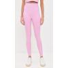 imageBeyond Yoga Womens Spacedye Raise The Barre Shirred LeggingsPink Haze Heather