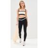 imageSPLITS59 Womens Mason High Waist Rigor Full Length Leggings 28quotBlackCreme
