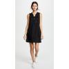 imageEnglish Factory Womens Lace Up Front DressBlack