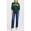 imageMOTHER Womens Patch Pocket Rambler Zip Sneak JeansThese Boots Are Made for Walki