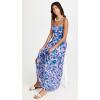 imageWomens Square Neck Maxi DressLilac Print