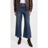 imageWomens Taylor Cropped High Rise Wide JeansEquinox Blue