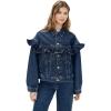 imageFRAME Womens The Ruffle JacketTwisted