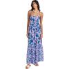 imageWomens Square Neck Maxi DressLilac Print