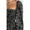 imageopt Womens Classic Smocked Maxi Dress Green Floral S