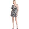 imageThe Wolf Gang Womens Seren Asymetric Mini DressNoir Floral