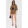 imageHelmut Lang Womens Creased Boxer ShortsCognac