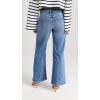 imageFRAME Womens Petite Le Pixie Slim Palazzo JeansDrizzle