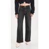 imageFRAME Womens Petite Le Pixie Slim Palazzo JeansHutchinson