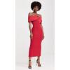 imageWomens Tiamo Knit Midi DressRed