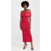 imageWomens Tiamo Knit Midi DressRed