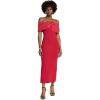 imageWomens Tiamo Knit Midi DressRed