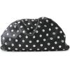imageLoeffler Randall Womens Bailey Pleated ClutchBlackSilver