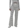 imageZ SUPPLY Womens Lounger Stripe PantsLight Oatmeal Heather
