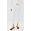 imageWomens Carly Kick Flare Raw Hem JeansWhite