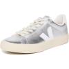 imageVeja Womens Campo Chromefree Leather SneakersSilverwhite