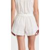 imageTHE GREAT Womens The Eyelet Tap ShortsTrue White