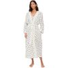 imageTHE GREAT Womens The Robe Cream Mixed Polka Dot Off White Print 01