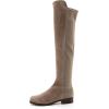 imageStuart Weitzman Womens 5050 Flat BootsTaupe