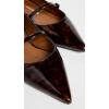 imageStuart Weitzman Womens Emilia Mary Jane FlatsDark Brown