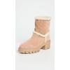 imageStuart Weitzman Womens Lennox BootiesNew CamelNaturalCaramel