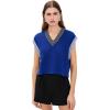 imageSTAUD Womens Americana SweaterDeep SeaBlackIvory