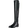 imageStuart Weitzman Womens 5050 Flat BootsBlack NappaStretch Gabardine