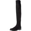 imageStuart Weitzman Womens 5050 Flat BootsBlack SuedeStretch Gabardine