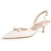 imageStuart Weitzman Womens 50mm Tully Slingback HeelsSeashell