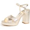 imageStuart Weitzman Womens Dayna Platform SandalsLight Gold