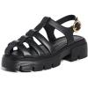 imageStuart Weitzman Womens Nolita Fisherman SandalsBlack