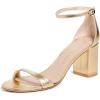 imageStuart Weitzman Womens Nudist Block 75Golden