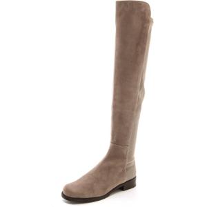 imageStuart Weitzman Womens 5050 Flat BootsTaupe