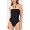 imageShoshanna Womens Beaded Jet Texture Cinched One PieceJet