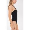 imageShoshanna Womens Beaded Jet Texture Cinched One PieceJet