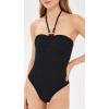 imageShoshanna Womens Beaded Jet Texture Cinched One PieceJet