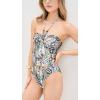 imageShoshanna Womens Lisbon Paisley Cinched One PieceVerde Multi