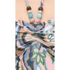 imageShoshanna Womens Lisbon Paisley Cinched One PieceVerde Multi