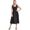 imageShoshanna Womens Jet Cotton Sateen Kimberly DressJet